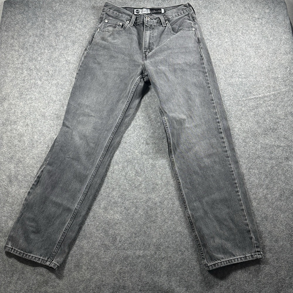 Vintage Levis SilverTab Jeans Mens 28x30 Gray Loose 90s Baggy Denim